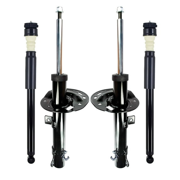 Set of 4 Front Suspension Strut Assembly-Rear Complete Shock Absorber Kit For 2006 2007 Ford Focus