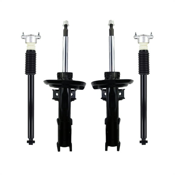 Set of 4 Front Suspension Strut Assembly-Rear Complete Shock Absorber Kit For 2008-2014 Mercedes-Benz C300