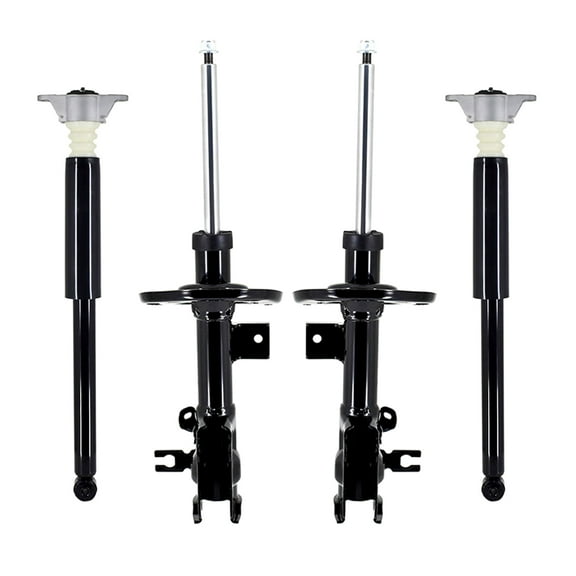 Set of 4 Front Suspension Strut Assembly-Rear Complete Shock Absorber Kit For 2014-2018 Mazda 3