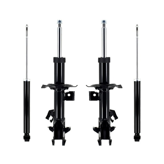 Set of 4 Front Suspension Strut Assembly-Rear Shock For 2009-2014 Nissan Cube