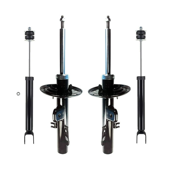 Set of 4 Front Suspension Strut Assembly-Rear Shock For 2010-2012 Ford Taurus
