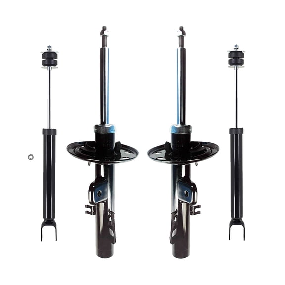 Set of 4 Front Suspension Strut Assembly-Rear Shock For 2010-2012 Ford Taurus