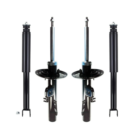 Set of 4 Front Suspension Strut Assembly-Rear Shock For 2010-2012 Lincoln Mks