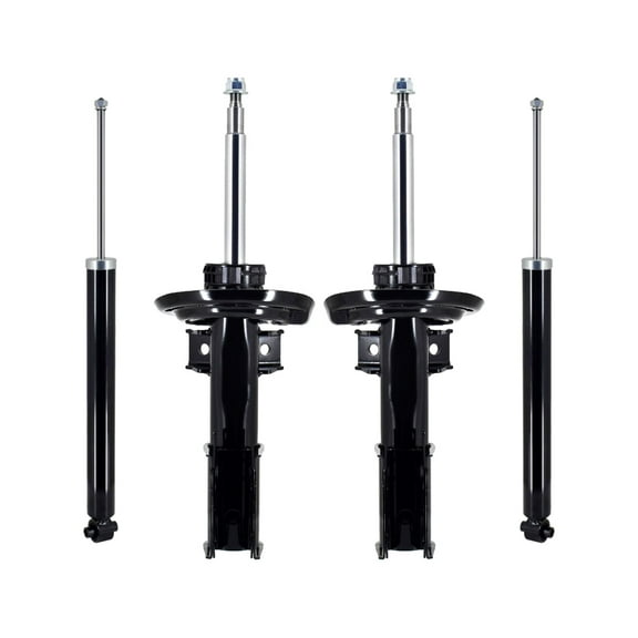 Set of 4 Front Suspension Strut-Rear Shock For 2008-2014 Mercedes-Benz C350 AWD