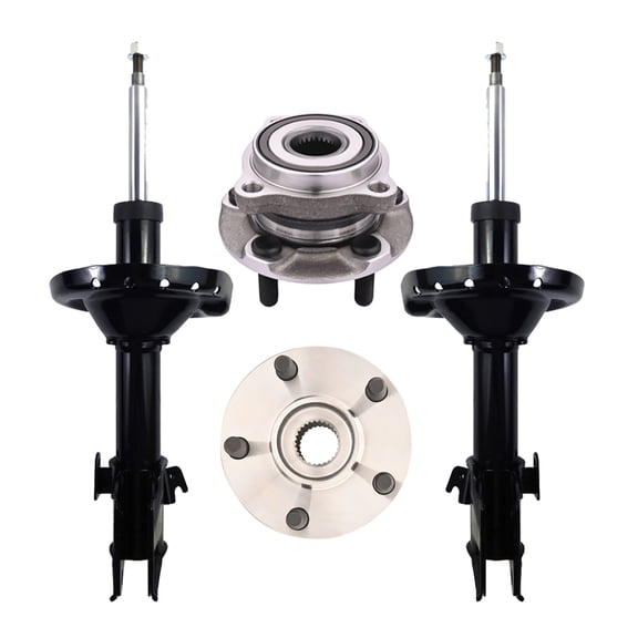 Set of 4 Front Suspension Strut-Wheel Hub Bearing Assembly For 2014 Subaru XV Crosstrek