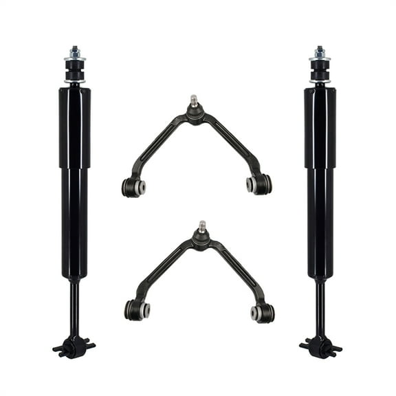 Set of 4 Front Upper Control Arm Ball Joint-Shock Absorber For 2001-2005 Ford Explorer Sport Trac 1 Piece Design