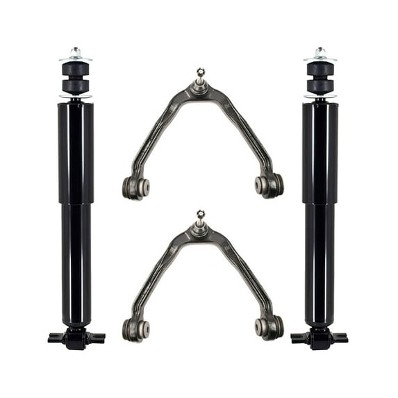 Set of 4 Front Upper Control Arm Ball Joint-Shock Absorber For 1999-2006 GMC Sierra 1500 RWD