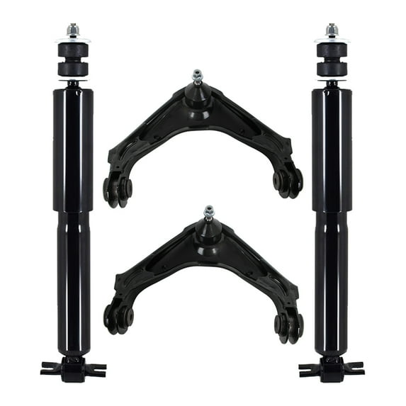 Set of 4 Front Upper Control Arm Ball Joint-Shock Absorber For 2001-2004 GMC Sierra 2500