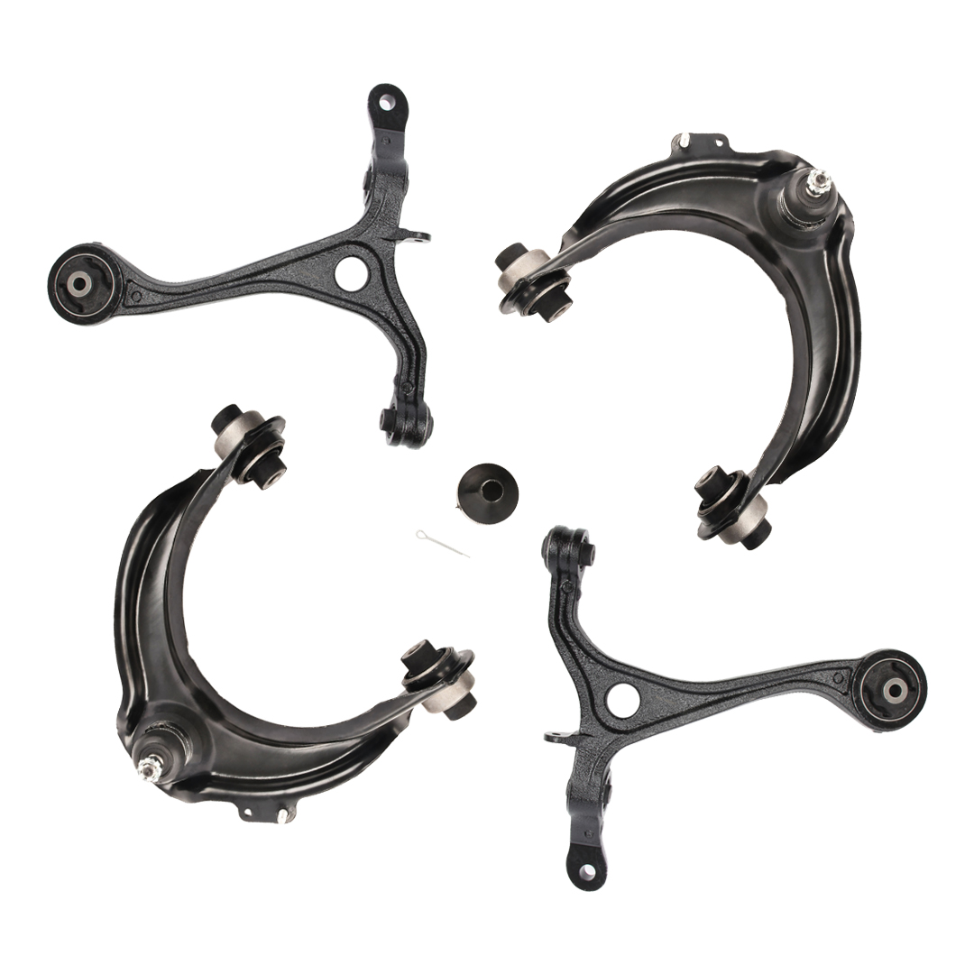 Set of 4 Front Upper Control Arm w/ Ball Joint-Lower Control Arm For 2003-2007 Honda Accord