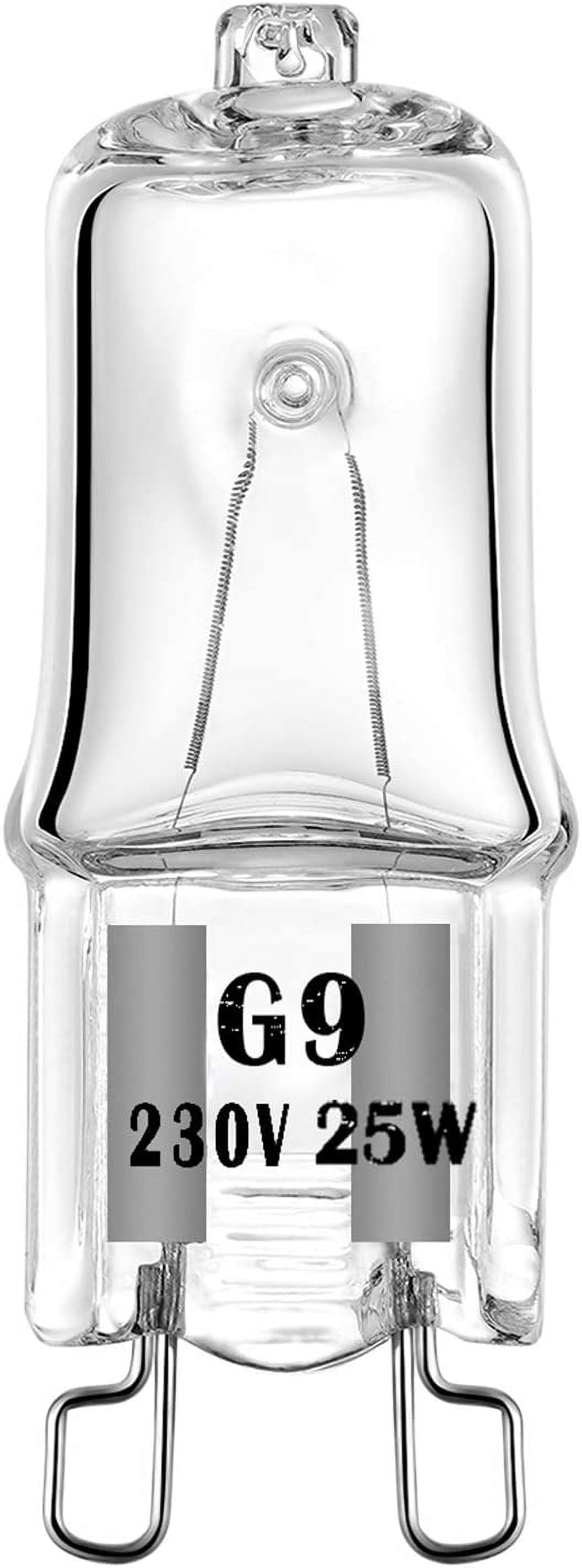 Set of 4 G9 Halogen Bulb for Oven Oven 25W 230V 300°C Tolerance Bulb, G9 LED Bulb