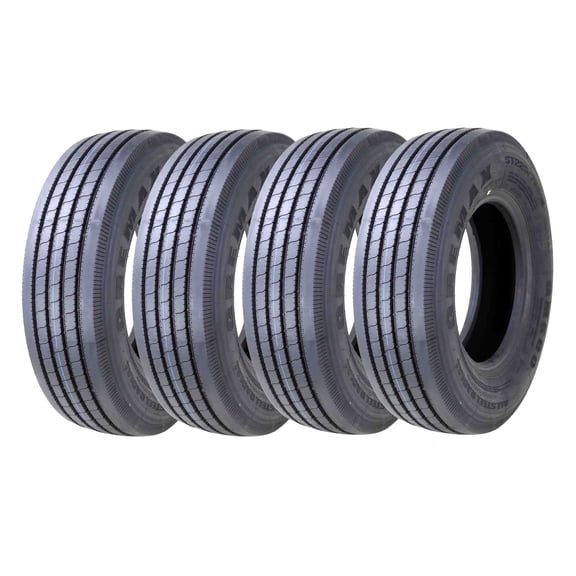 Set of 4 GREMAX All Steel ST 235/85R16 14PR TL Heavy Duty RV Trailer Tires 133/128M