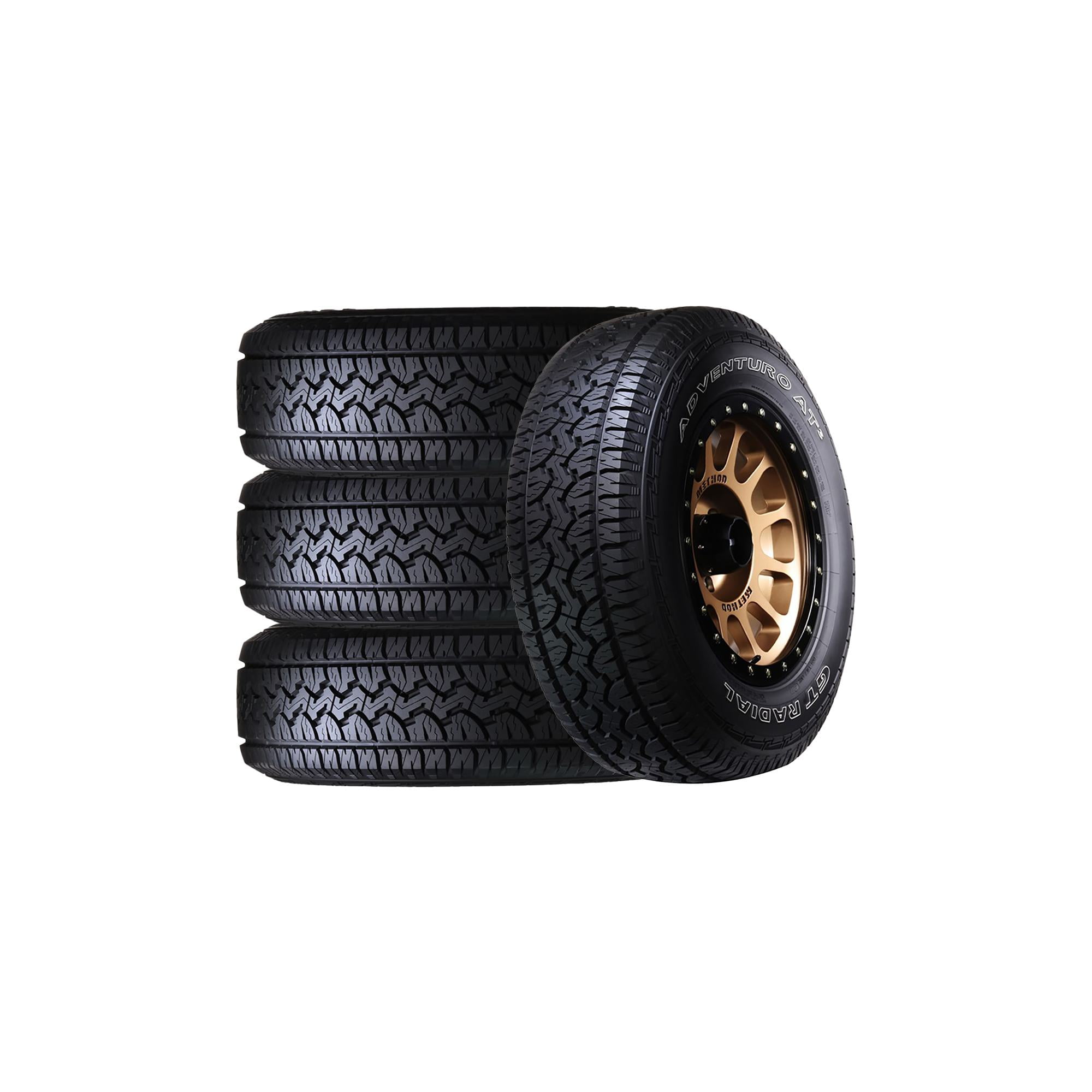 Set of 4 GT Radial Adventuro AT3 P285/70R17 117T Tires Fits: 2021-23 Jeep Wrangler Unlimited Rubicon 392, 2018-20 Jeep Wrangler Unlimited Rubicon