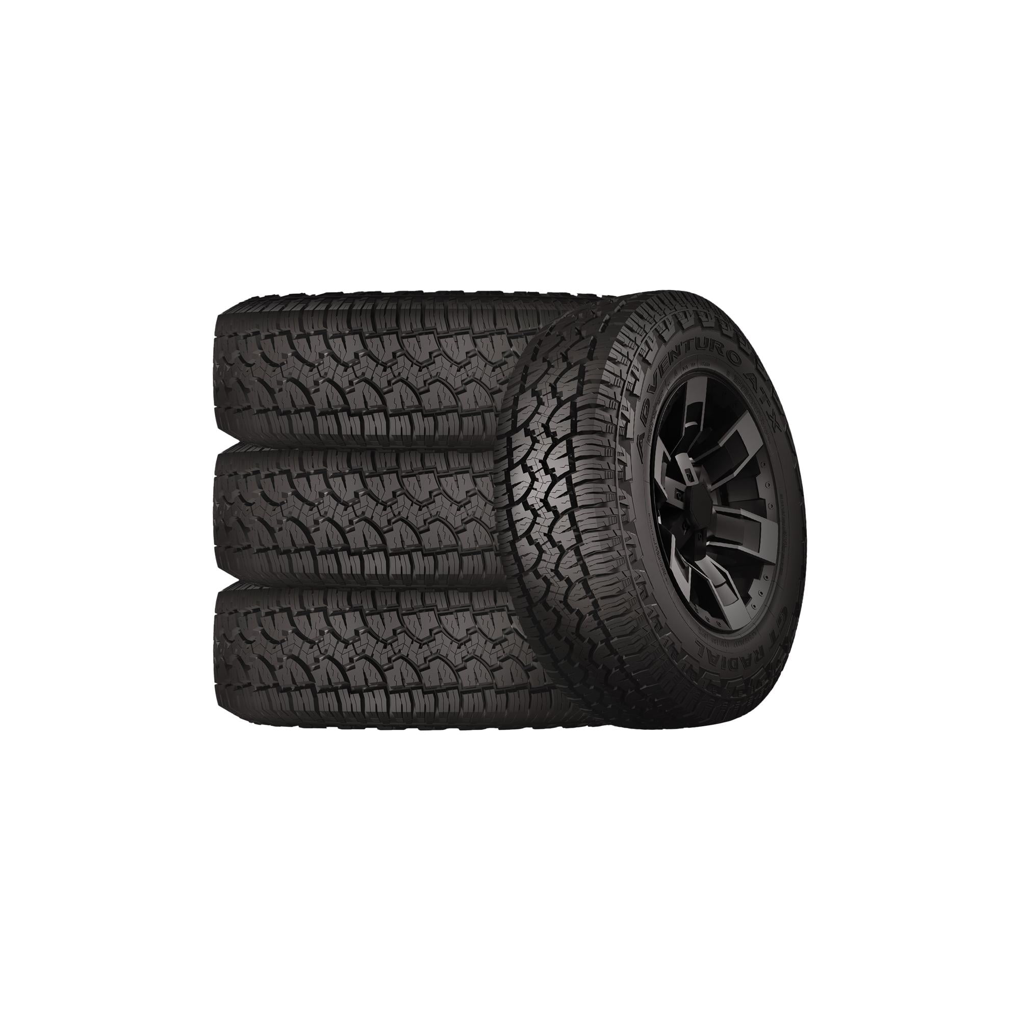 Set of 4 GT Radial Adventuro ATX LT275/70R18 125/122S E Tires Fits: 2019-23 Ram 1500 Rebel, 2020-23 GMC Sierra 2500 HD AT4