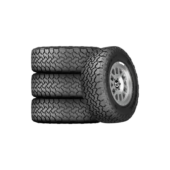 Set of 4 General Grabber A/TX LT275/70R17 121/118R E Tires Fits: 2004 Dodge Ram 1500 ST, 2005 Dodge Ram 1500 Laramie