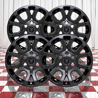 Gloss Black 20 Inch Wheel Skins (Set Of 4) For 2013-2018 Ram 1500/2500/3500 – Easy Upgrade!