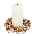 thumbnail image 1 of Set of 4 Gold Beaded Candle Ring, 1 of 3