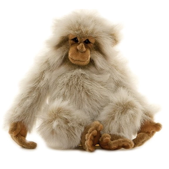 Handcrafted Cuddlers Set of 4 Handcrafted Plush Snow Monkey Stuffed Animals 9.5"