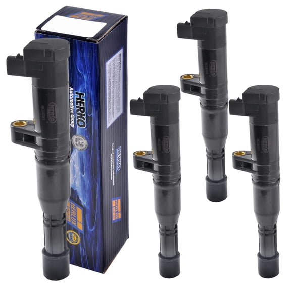 Set of 4 Herko B054 Ignition Coils for Nissan Renault L4 L4 2001-2010