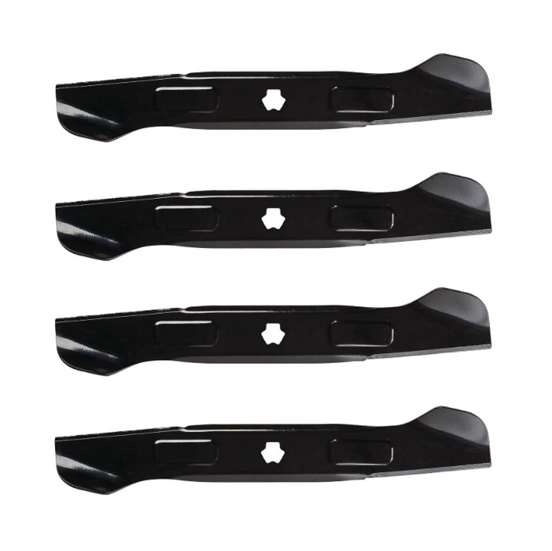 Set of 4 HiLift Blades for MTD Cub Cadet LTX1045 LTX1046 46" Deck