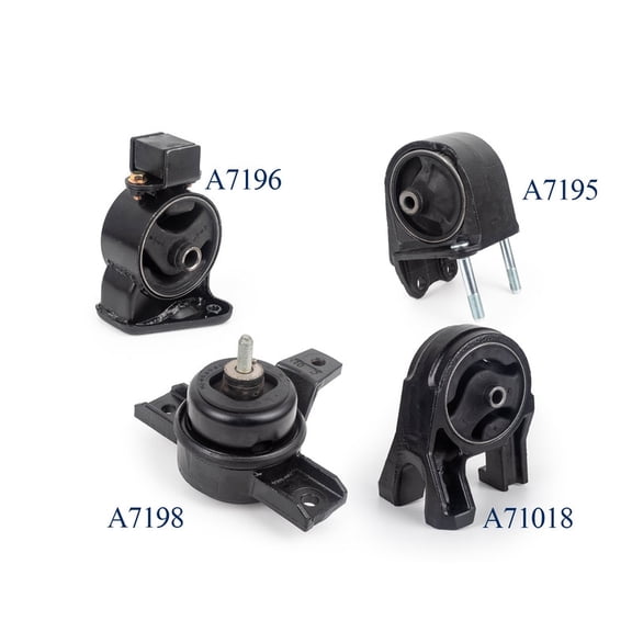 Set of 4 ISA Engine Motor & Transmission Mount Compatible with 2011-2013 Kia Sorento 2.4L 3.5L Replacement for A7195,A7196,A7198,A71018