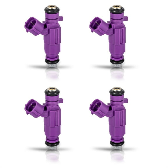 Set of 4 ISA Fuel Injectors for 2002-2006 Kia Optima Amanti Sorento Sedona 1999-2006 Hyundai Santa Fe Sonata XG350 l4 V6 2.4L 2.5L 2.7L 3.5L