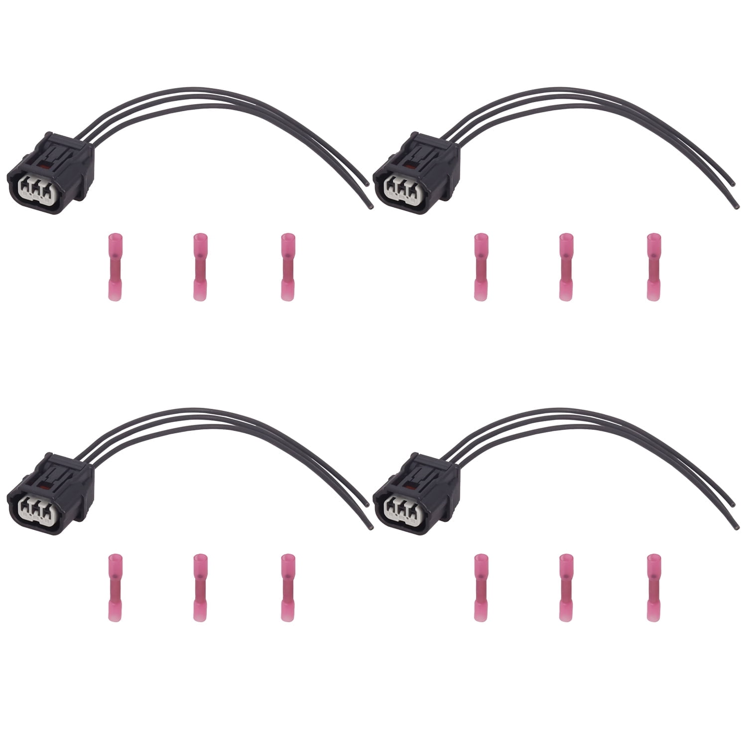 4-Pack Ignition Coil Connector Pigtails For Honda & Acura 2009-2019 – Partscollect