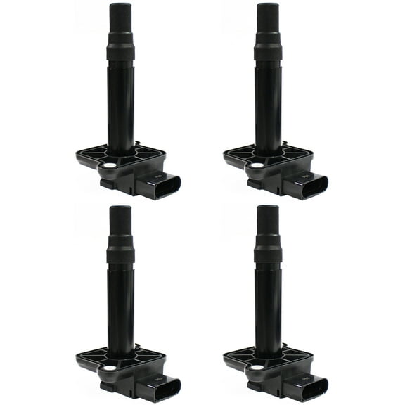 Set of 4 ISA Ignition Coils Compatible with 1999-2004 Audi Quattro S8 RS6 Volkswagen Beetle Golf Jetta 1.8L L4 4.2L V8 Replacement for UF274
