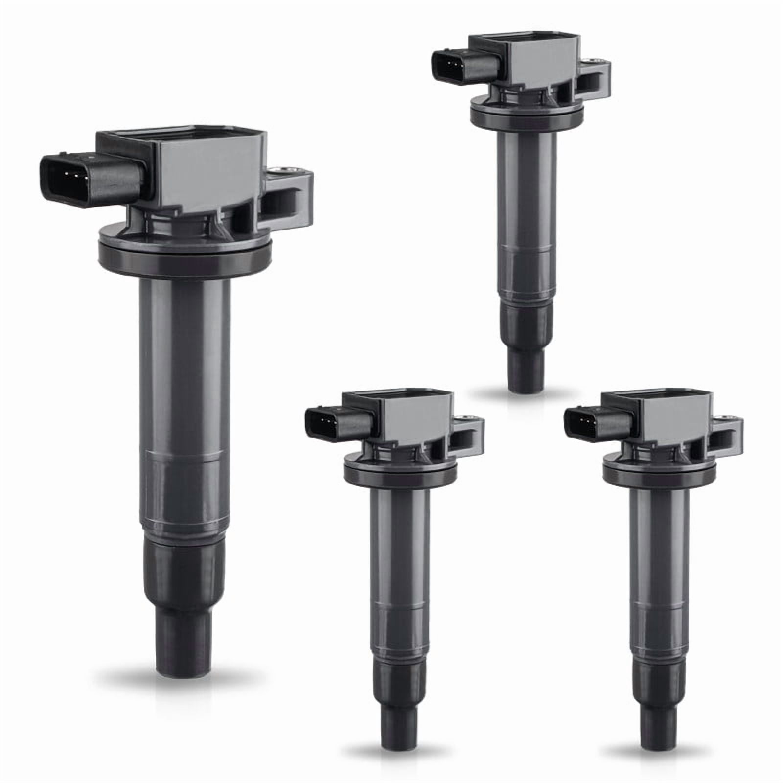 ISA Set of 4 Ignition Coil Pack 1.3L 1.5L L4 For Scion Toyota 2000-2019 Prius 2000 2001 2002 2003 2004 2005 Echo Yaris 2004 2005 2006 xA xB Replacement for UF316 9091902240 C1304 GN10312
