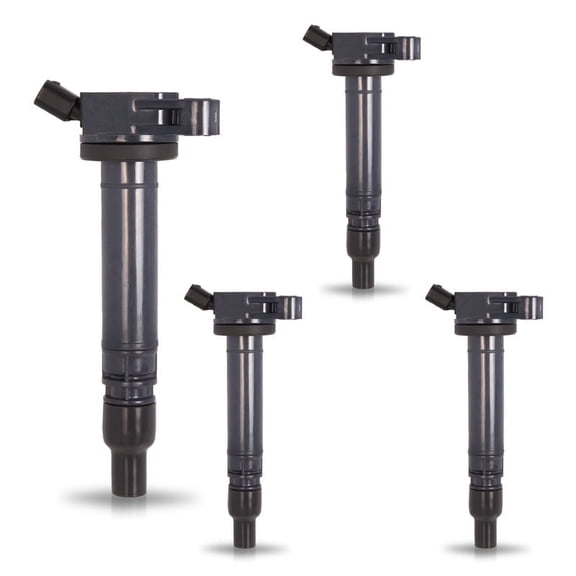 Set of 4 ISA Ignition Coil Pack 2.5L 2.7L L4 2009 2010 2011 2012 2013 2014 2015 For Toyota Lexus Scion Highlander RAV4 Camry Avalon Sienna tc ES300H IS250 Coils Replacement for UF487 C1596 9091902250