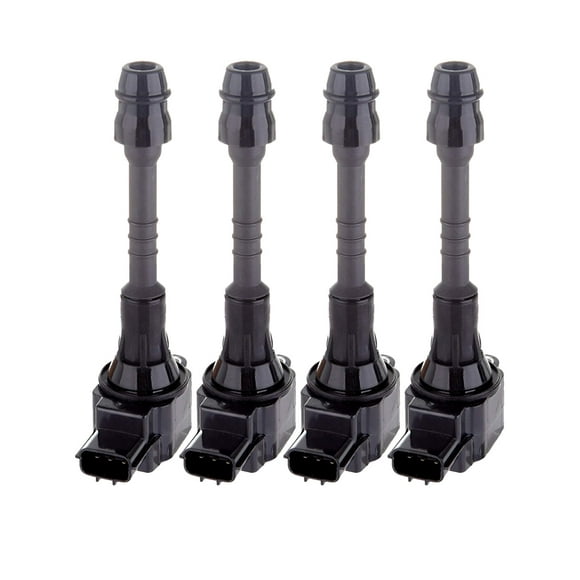 Set of 4 ISA Ignition Coils Compatible with Nissan 2001-2005 & Almera 2002-2006 Sentra 1.8L L4 Replacement for UF351