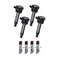 thumbnail image 1 of Set of 4 ISA Ignition Coils and 4 Denso Spark Plugs Compatible with 2004-2008 Toyota RAV4 Base 2.4L  V6 Replacement for UF333, 1 of 4