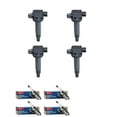thumbnail image 1 of Set of 4 ISA Ignition Coils and 4 Denso Spark Plugs compatible with 2008-2010 Dodge Grand Caravan 4.0L V6 3952cc 241ci Replacement for UF316, 1 of 1