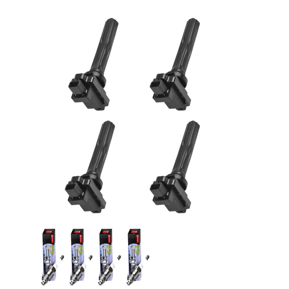 Set of 4 ISA Ignition Coils and 4 Denso Spark plug Compatible with 1996 Suzuki Sidekick 1.8L L4 1840cc -ci Replacement for UF169
