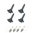thumbnail image 1 of Set of 4 ISA Ignition Coils and 4 NGK Spark Plugs compatible with 2008-2011 Dodge Nitro 4.0L V6 3952cc 241ci Replacement for UF316, 1 of 4