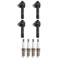 thumbnail image 1 of Set of 4 ISA Ignition Coils and 4 Spark Plugs Compatible with Honda Civic 2006-20111 1.8L L4 1799cc -ci  Replacement for UF582, 1 of 1