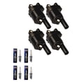 thumbnail image 1 of Set of 4 ISA Ignition Coils and Champion Spark Plugs Compatible with 2016-2017 GMC Savana 2500 6.0L Replacement for UF414, 1 of 3