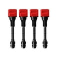 thumbnail image 1 of Set of 4 ISA Red Ignition Coils Compatible with 2001-2005 Nissan Almera 1.8L Replacement for UF351, 1 of 3