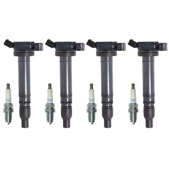 Set of 4 Ignition Coil & 4 NGK Spark Plug for 2012-2013 Scion iQ 1.3L I4 UF663