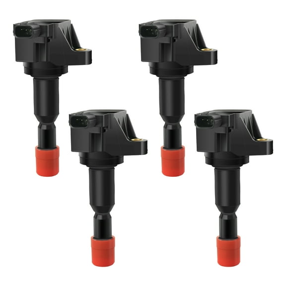 Set of 4 Ignition Coil Packs for 2007 2008 Honda Fit 1.5L Compatible with UF581 C1578