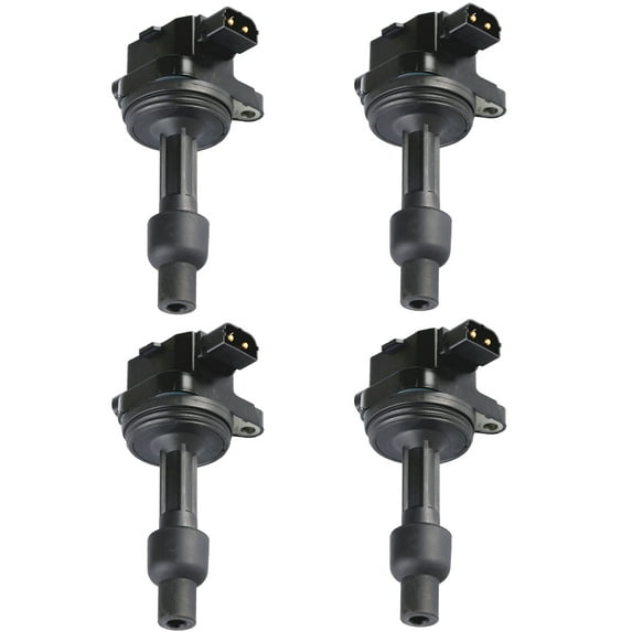 Set of 4 Ignition Coils Compatible with 2000-2004 Volvo S40 2.0T 1.9L L4 Sedan Replacement for UF365 C1259