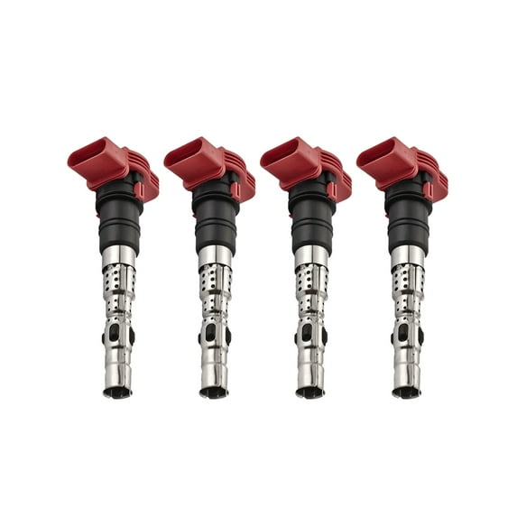 Set of 4 Ignition Coils Compatible with 2003 Audi A8 Quattro 4.2L V8 Replacement for UF418 C1447