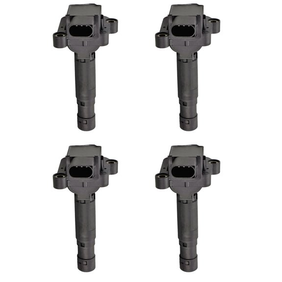 Set of 4 Ignition Coils Compatible with 2004 Mercedes-Benz C230 Kompressor Coupe 2-Door 1.8L L4 Replacement for UF555 C230