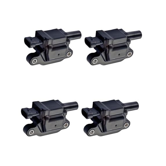 Set of 4 Ignition Coils Compatible with 2008-2017 Chevrolet Express 3500 4.8L V8 Replacement for UF413 C1511 5C1554