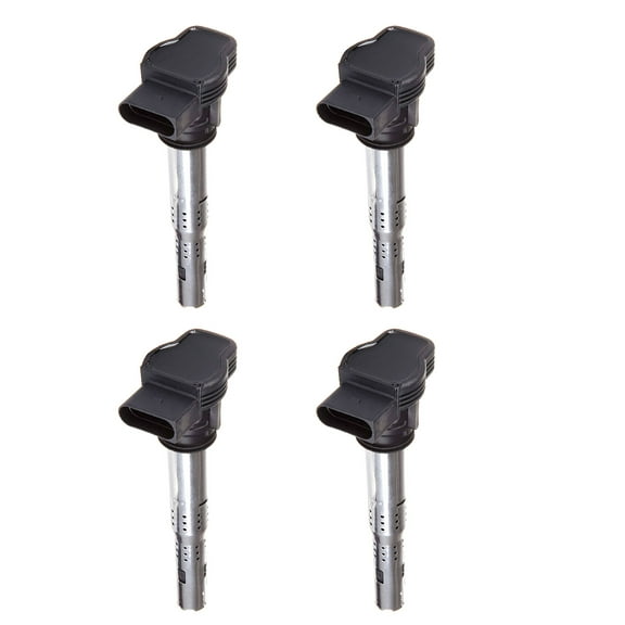 Set of 4 Ignition Coils Compatible with 2009-2015 Audi A5 Quattro 2.0L L4 Replacement for UF575 C1627