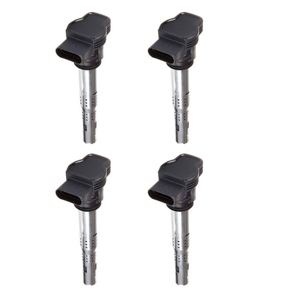 Set of 4 Ignition Coils Compatible with 2012-2015 Audi A6 2.0L L4 Replacement for UF575 C1627