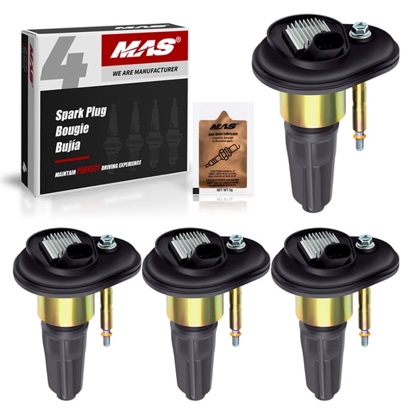 Set of 4 Ignition Coils UF303 & Iridium Spark Plugs for 2004 2005 2006 Chevy Colorado GMC Canyon Isuzu i-280 2.8L L4 C1395 5C1392 1C414