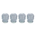thumbnail image 1 of Set of 4 Iridescent Skull Shaped Plates, 1 of 1