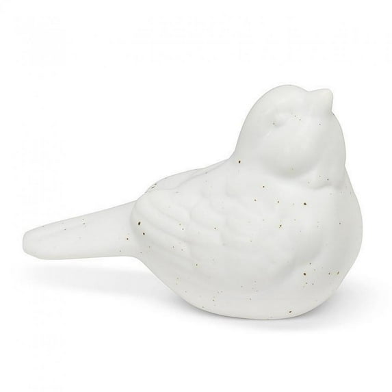 Set of 4 Ivory Colored Bird Figurine