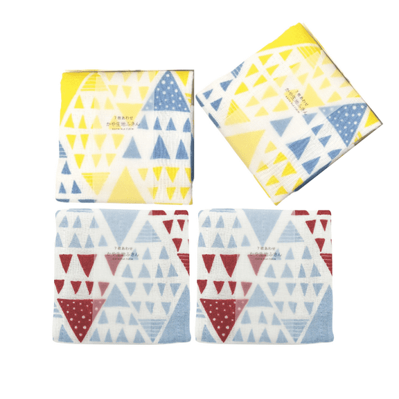 (Set of 4) Japanese Kitchen Cloth, KAYA Dish Towel, Highly Absorbent, Lint and Scratch Free | Made in Japan