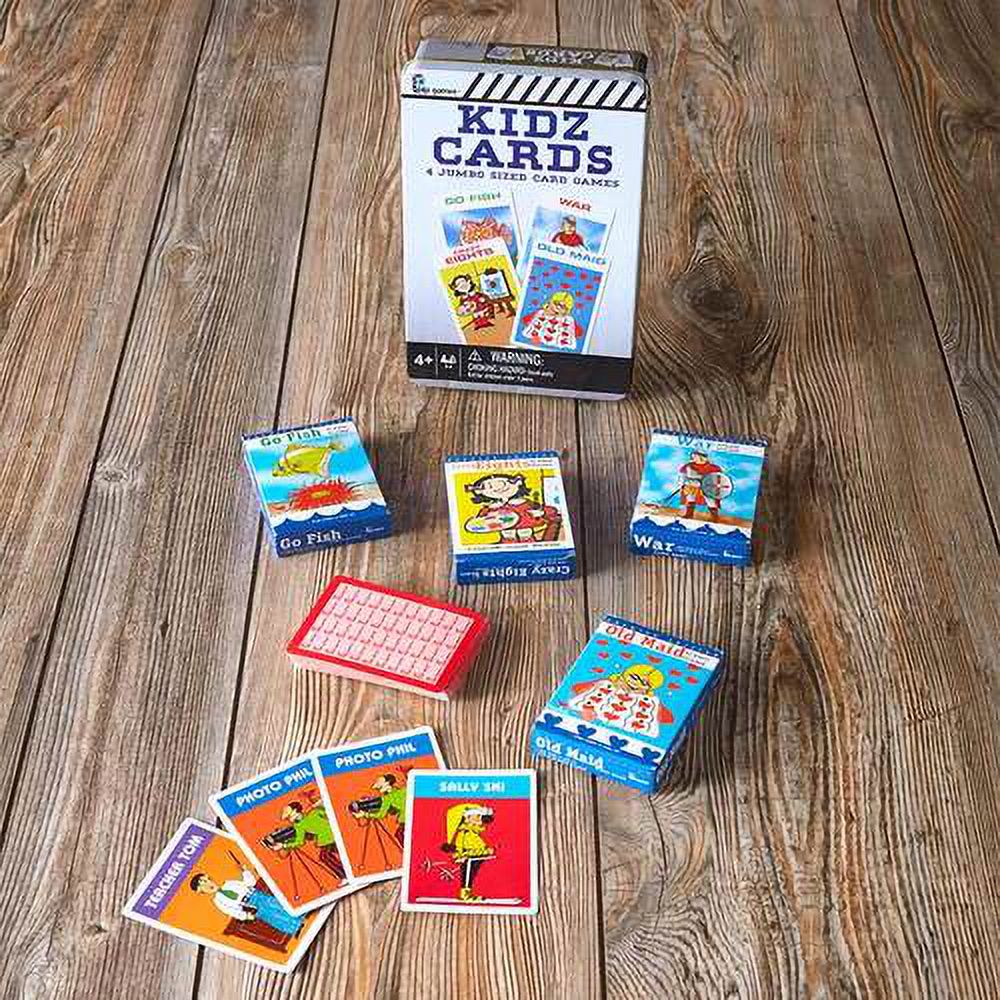 Set of 4 Jumbo Card Games